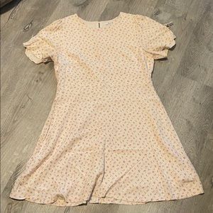 Madewell waisted ditsy floral dress